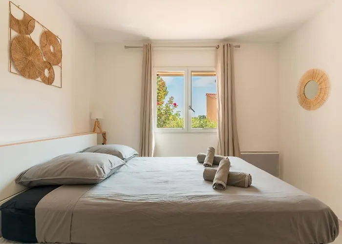 Vue Presqu'ile De Giens Avec Piscine